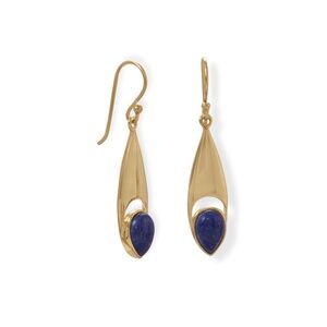 New! Lapis Drop Earrings